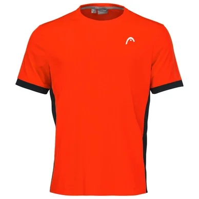 T-shirt de Tennis HEAD Men Slice Tangerine Black