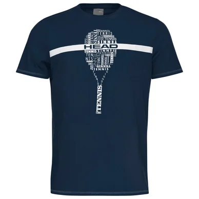 T-shirt de Tennis HEAD Men Typo Dark Blue