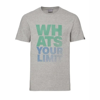 T-shirt de Tennis HEAD Men Wyl Grey Melange