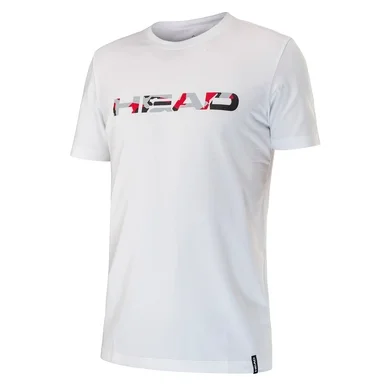 T-Shirt de Tennis HEAD Transition Terence Men White