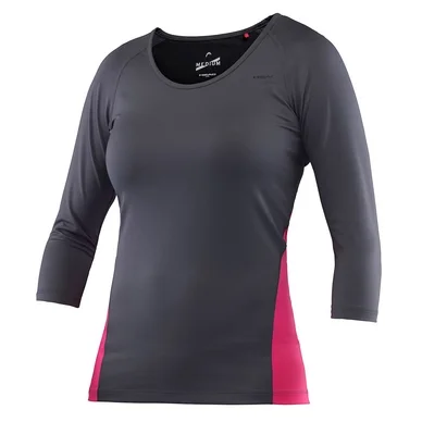 T-Shirt de tennis HEAD Vision W Britney 3/4 Sleeve Anthracite