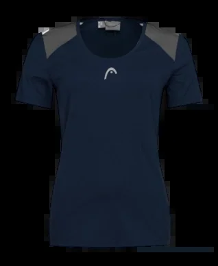 T-shirt de Tennis HEAD Women Club 22 Tech Dark Blue