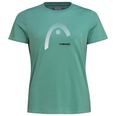 T-shirt de Tennis HEAD Women Club Lara Nile Green