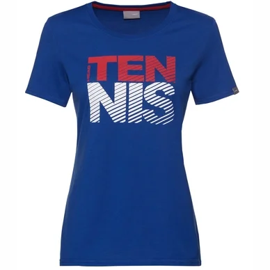 T-shirt de Tennis HEAD Women Club Lisa Royal