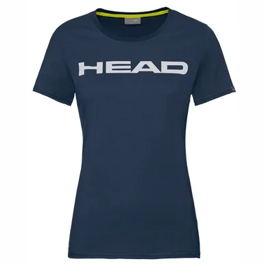 T-shirt de Tennis HEAD Women Club Lucy Dark Blue White