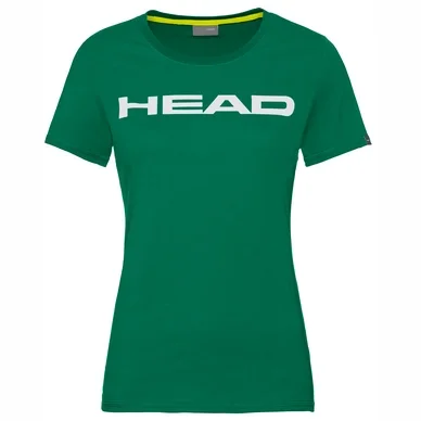 T-shirt de Tennis HEAD Women Club Lucy Green White