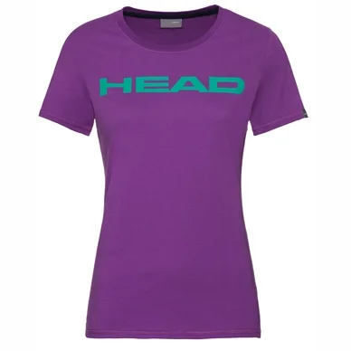 T-shirt de Tennis HEAD Women Club Lucy Violet Jade Green