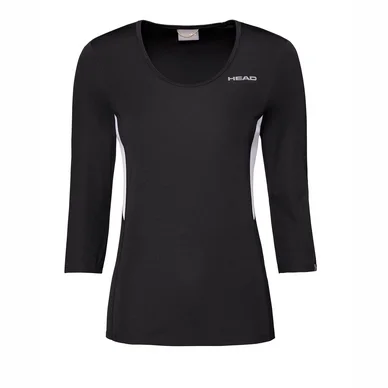 T-shirt de Tennis HEAD Women Club Tech 3/4 Black