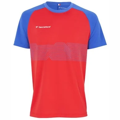 T-shirt de tennis Homme Tecnifibre F2 Airmesh Rouge