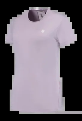 T-Shirt de Tennis K-Swiss Femme Hypercourt Advantage Tee 4 Orchid Petal