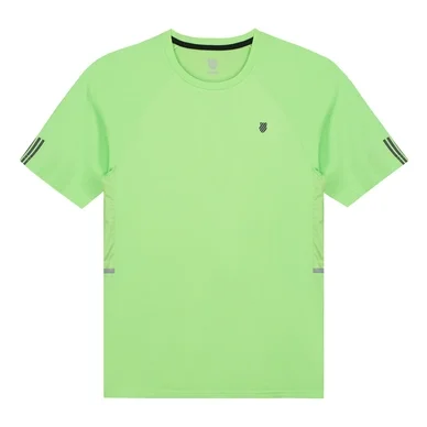 T-Shirt de Tennis K Swiss Men Hypercourt Crew 2 Soft Neon Green