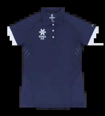 T-shirt de Tennis Osaka Femme Polo Jersey Navy