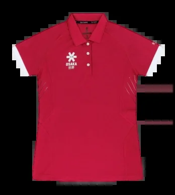 T-shirt de Tennis Osaka Femme Polo Jersey Red