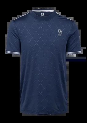 T-Shirt de Tennis Robey Enfant Cross T-Shirt Round Neck Match Navy