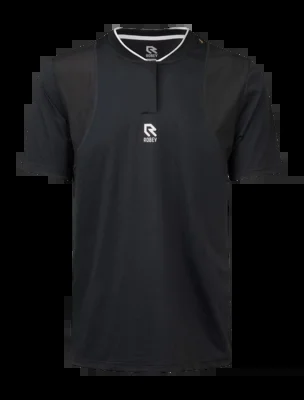 T-Shirt de Tennis Robey Homme Ace Henley Tee Black