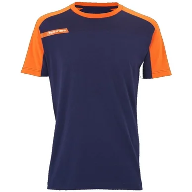 T-shirt de tennis Tecnifibre Men Stretch F1 Navy 2018