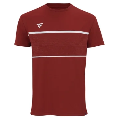 T-shirt de Tennis Tecnifibre Men Team Tech Cardinal