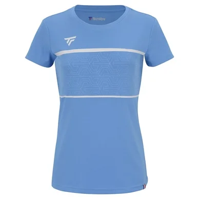 T-shirt de Tennis Tecnifibre Women Team Tech Azur