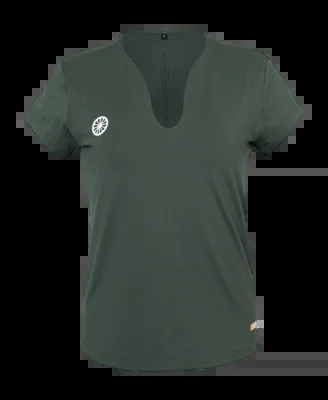 T-Shirt de Tennis The Indian Maharadja Femme Breeze Tee Forest Green