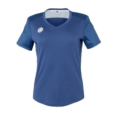 T-Shirt de Tennis The Indian Maharadja Fille Kadiri Agility Tee Violet Blue