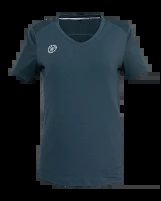 T-shirt de Tennis The Indian Maharadja Women Goa Storm Blue