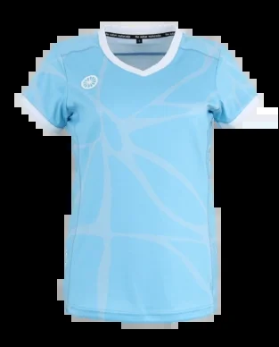 T-shirt de Tennis The Indian Maharadja Women Kadiri Marble Blue