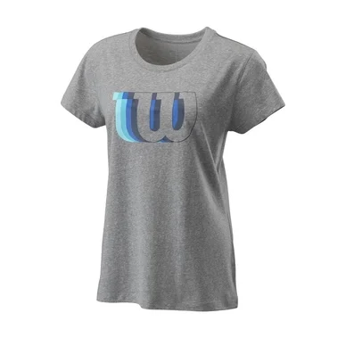 T-shirt de Tennis Wilson Femme Blur W Tech Tee Gris