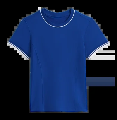 T-Shirt de Tennis Wilson Femme Team Seamless Tee Royal Blue