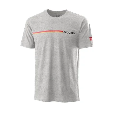 T-shirt de Tennis Wilson Homme Pro Staff Tech Tee Gris