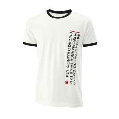 T-Shirt de Tennis Wilson Men Since 1914 Tee White