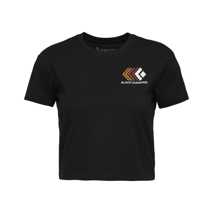 T-shirt femme Black Diamond Faded Crop [Taille XS]