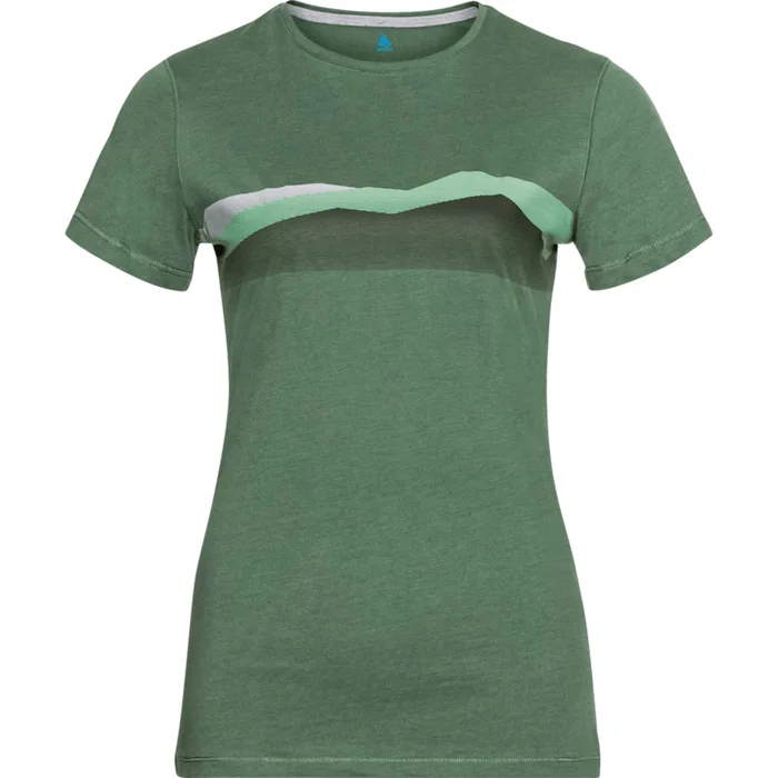 T-shirt femme Odlo Kumano Seasonal Print [Taille XS]