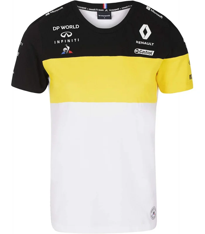 T-shirt Femme RENAULT Le Coq Sportif F1 Racing Officiel Formule 1