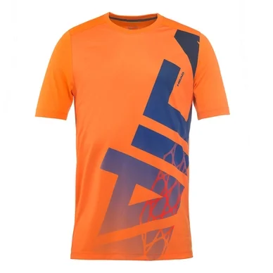 T-shirt HEAD Boys Vision Radical Fluo Orange