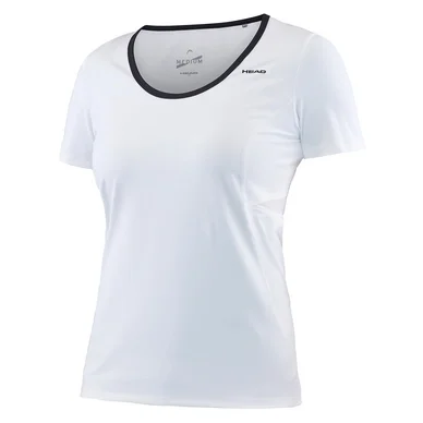 T-Shirt HEAD Performance W Round Neck Shirt Navy White