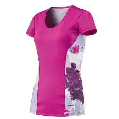 T-Shirt HEAD Vision Graphic Magenta Fille
