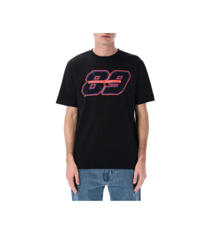 T-shirt homme Jorge Martin Moto GP Officiel – 89 outlines martinator, Noir