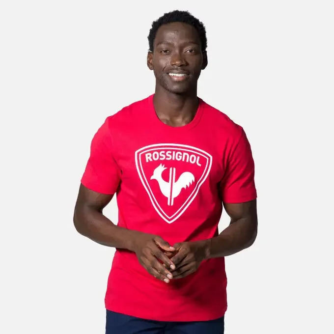 T-shirt homme Rossignol LOGO Carmin Authentique