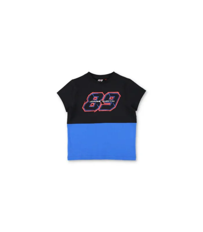 T-shirt Jorge Martin 89 Aprilia Moto GP Officiel Enfant Noir