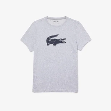 T-Shirt Lacoste Men TH2042 3D Imprimé Crocodile Gris / Navy