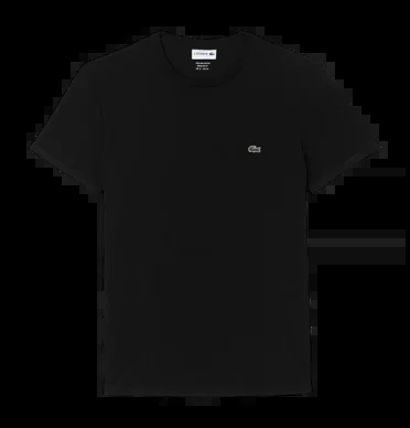 T-Shirt Lacoste Men TH6709 Crew Neck Noir