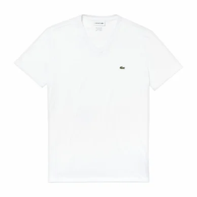 T-Shirt Lacoste Men TH6710 V-Neck Blanc
