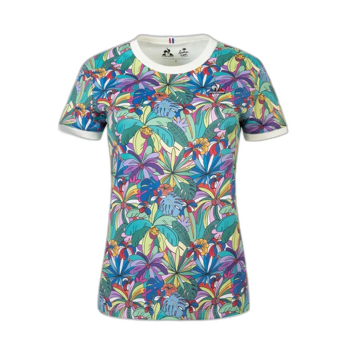 T-shirt manches courtes femme Le Coq Sportif Leona Rose Nu00b01 [Taille 2XS]