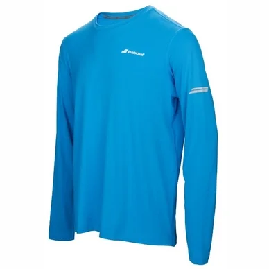 T-shirt manches longues Babolat Core LS Tee Men Drive Blue