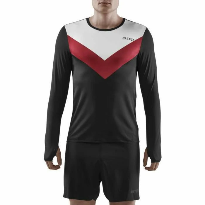 T-shirt manches longues CEP Compression Chevron [Taille S]