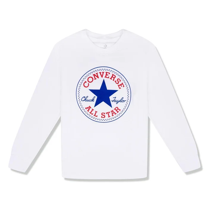 T-shirt manches longues enfant Converse Chuck Patch [Taille 4 ans]