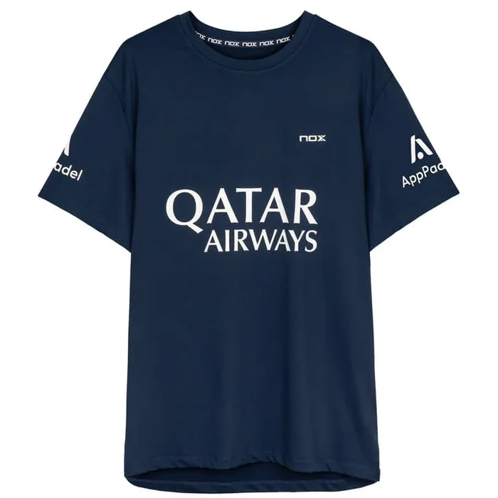T-shirt NOX Sponsors AT10 Bleu Marine de Agustin Tapia