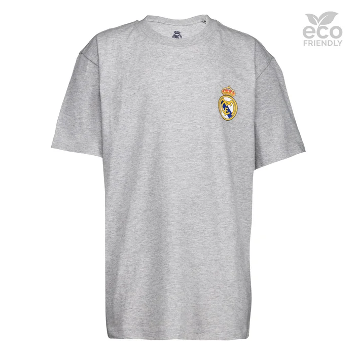 T-shirt pour enfants ECO Essentials Real Madrid Shield Couleur Gris – Boutique Officiel Real Madrid CF