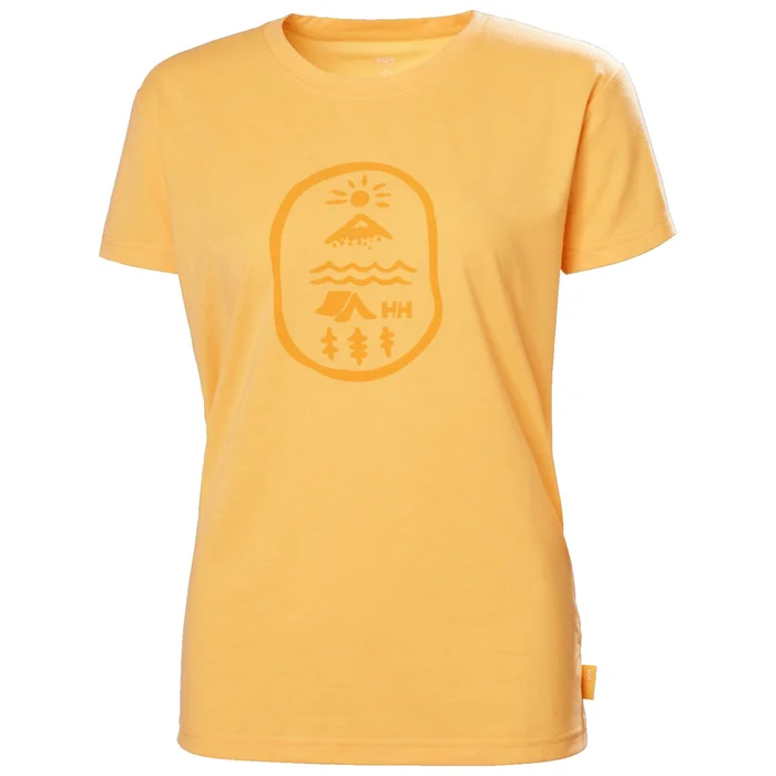 T-shirt recyclu00e9 femme Helly Hansen Skog Graphic Skog [Taille XS]
