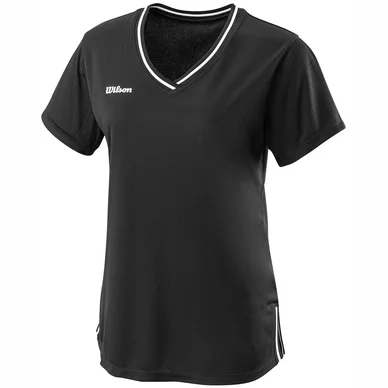 T-shirt Wilson Women Team II V Neck Black